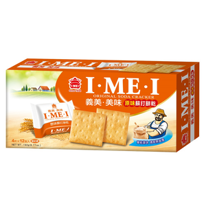 [義美]義美原味蘇打餅乾192g x2盒