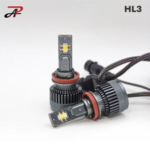 【PA LED】HL3 黃光 50W LED 大燈 霧燈 H1 H4 H7 H8 H11 9005 9006 9012