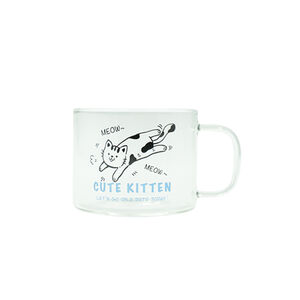 Animal glass mug 500ml
