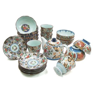 [豐名日本餐具] 碗/盤/缽/杯/壺組 有田燒 / C00GP0-9