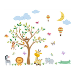 [Chenda Living] Animal Partner Wall Decals for Kids, , large