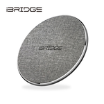 iBRIDGE 10W + Apple 7.5W Fast Charge Qi Standard Wireless Charging Pad - Gray, , large