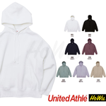 【United Athle】日本頂級柔棉10.0oz.T/C內刷毛寬版落肩連帽T恤(5631-01) | Howu好物商城(UA素色寬版落肩帽T), , large