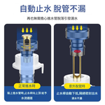 Washing machine water stop valve, black dual outlet, , large
