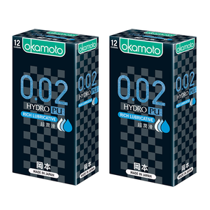 【okamoto岡本】002RL超潤滑保險套 12入x2盒