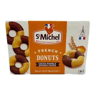 St.Michel 雙色蛋糕甜甜圈 6入【Mia C'bon 限定】