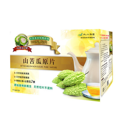 [長榮生醫]奇萊美地山苦瓜原片茶15包入X3盒