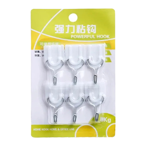 【創藝】雙面膠掛勾(6入裝) 買3送1