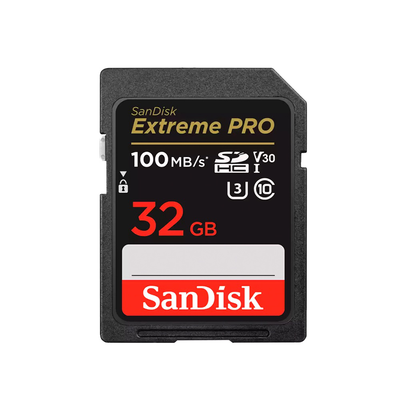 【SanDisk】Extreme PRO 32G SDHC V30 UHS-I U3 記憶卡
