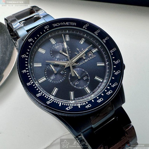 [星晴錶業]MASERATI手錶,44mm,R8873640023寶藍色錶面寶藍錶殼寶藍精鋼錶帶款