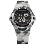 CASIO 卡西歐Baby-G 迷彩風格電子錶 女錶-灰 送禮 禮物 推薦(BG-169CMB-8), , large