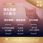 【ATTILA 阿提拉】機能凍乾貓糧 雞+鹿+鮭魚 消化保健1.5kg(全齡貓/貓飼料/無穀貓飼料), , large