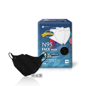 【醫碩科技】藍鷹牌 N95醫用立體型成人口罩 五層防護 壓條款 多色可選