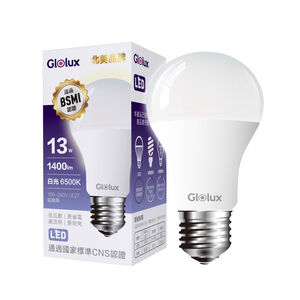 Glolux 13W LED廣角高亮度燈泡-白光