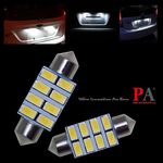 【PA LED】雙尖 36MM 高亮度 8晶 5630 SMD LED 室內燈 閱讀燈 化妝燈 牌照燈 行李箱燈, , large