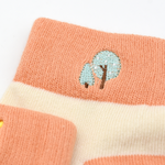 刺繡寬口短襪-小樹, , large