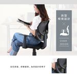 超值辦公椅 電腦椅 學生椅 工作椅 會議椅 CH1180, 黑色, large