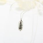 【Angel & Me】Tree of Life Pine Tree s925 sterling silver necklace Birthday gift, , large
