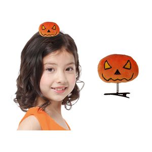 【Halloween萬聖派對】萬聖南瓜彈簧髮夾