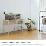 層架書桌 DE323, 奶茶色, large