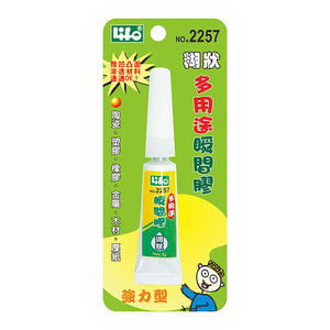 【 徠福 】多用途瞬間膠 (糊狀) 3g /支 NO.2257