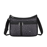 Lesportsac Deluxe Everyday Bag 經典奢華斜背包 側背包 通勤旅行包 女包(俏皮圓點), , large