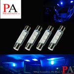 【PA LED】Ford Kuga 保險絲型 28MM 29MM 3晶 SMD LED 白光 暖白光 藍光 化妝燈, , large