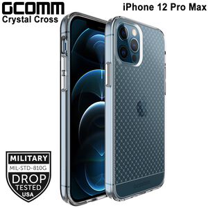 GCOMM iPhone 12 Pro Max (6.7吋) 十字紋軍規防摔殼 Crystal Cross
