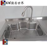【KW廚房世界】系統廚具 廚房設計 L型廚具  客製化 廚櫃  鵝黃色 流理台工廠直營, , large