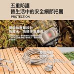 《台灣製造》1000cm 曙光 3P 三插頭 動力線 延長線 AX-386, , large