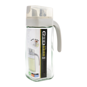 自動開蓋玻璃油壺-500ml-2入