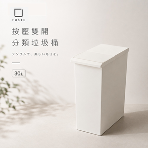 【this-this】日本Like-it｜直立式分類垃圾桶 33L