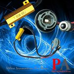 【PA LED】1156 單芯 平角 斜角 對接式 LED 解碼器 解碼電阻 黃金電阻 防快閃 消除 故障燈 故障碼, , large