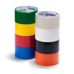 四維 鹿頭牌 OPP封箱膠帶 彩色 48mm X 40M 單色6捲入( PPJ0S～PPJ8S)PPS3S綠, , large