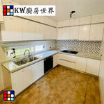 【KW廚房世界】系統廚具 廚房設計 客製化 廚櫃 流理台 工廠直營 L字型流理台 林內牌 瓦斯爐 林內排油機, , large