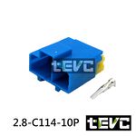 《tevc》2.8 C114 10P 接頭Nissan cabstar atlas 音響 貨車 霧燈 故障燈, , large
