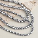 【Gulicc】古莉可 項鍊 最愛經典珍珠項鍊麻灰色, , large
