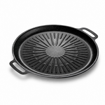 SHCJ 不沾雙耳烤盤 電磁爐款 32cm IH爐適用 韓式烤盤 不沾烤盤 鐵板燒盤 烤肉盤 燒烤盤 鐵板燒盤, , large
