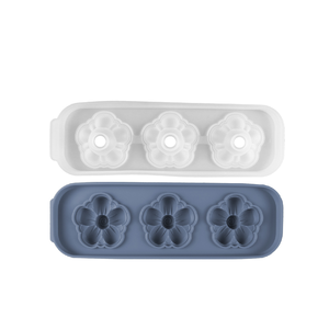 [Korean SiliPot] Platinum Silicone Flower Ice Maker (for ice blocks/ice cubes) Specifications: Flower (for ice bricks/ice cubes)