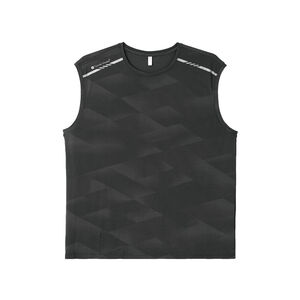 冰絲寬版運動背心-深灰M~3L