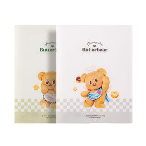 【得力Deli 】Butter bear 4層文件夾(款式隨機出貨)