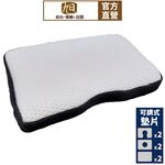 【日本旭川】AIRFit氧活力舒眠頸椎守護枕 6層可調高度透氣枕 3D立體透氣枕 防螨抗菌枕 可水洗枕 枕頭, , large