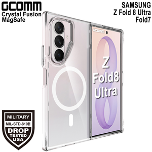 GCOMM 三星 Z Fold8 Ultra Fold7 磁吸晶透金防摔殼 Crystal Fusion MagSafe 兼容
