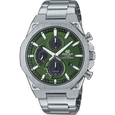 CASIO 卡西歐 EDIFICE 輕薄八角太陽能計時手錶-44mm EFS-S570D-3A