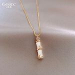 【Gulicc】古莉可 項鍊 竹節項鍊, , large