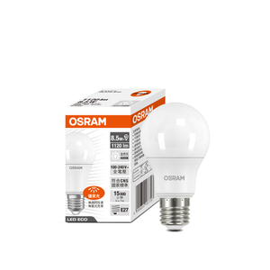 [凌騰科技]歐司朗OSRAM LED 8.5W 燈泡-自然光 4入組