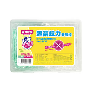 菲力家族超高拉力牙線棒400支