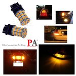 【PA LED】美規 3157 3156 55晶 5630 2835 SMD LED 橘光 黃光 方向燈 角燈 小燈, , large