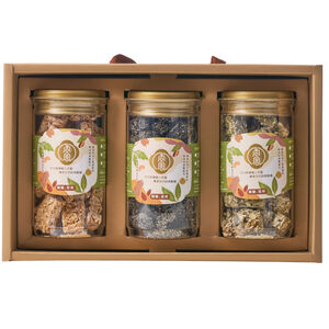 Healthy Nut Brittle Gift Box (Pumpkin Seed, Sesame & Almond) | Handmade Low-Sugar Traditional Candy, Ideal for Corporate & Festival Gifts【ChouChou Enterprise】