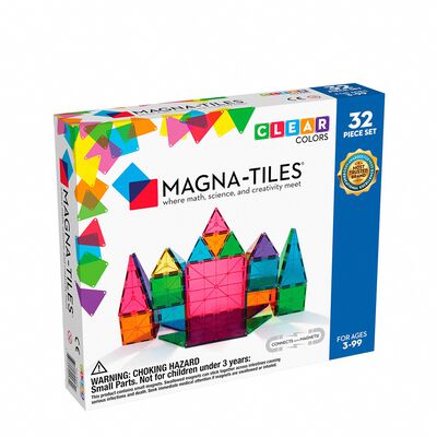 Magna-Tiles 彩色透光磁力積木32片